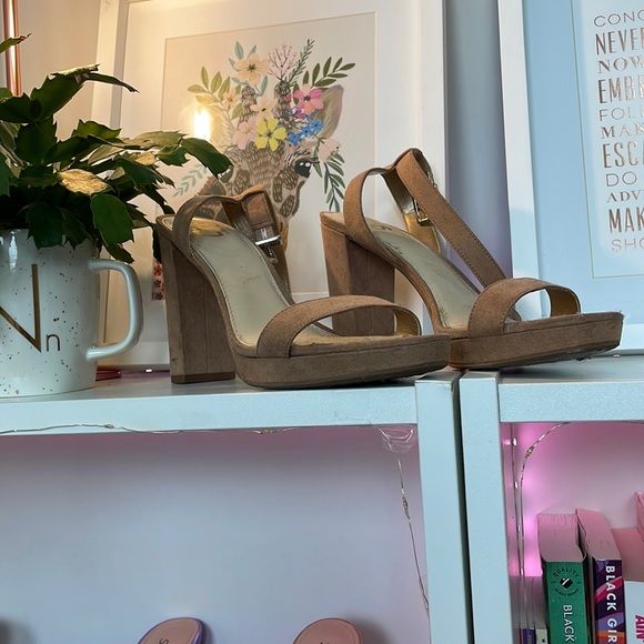 Circus Suede Nude Heels - Picture 1 of 1